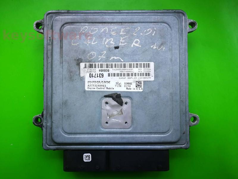 ECU Dodge Caliber 2.0 P68000129AH A2C53240963 SIM90E