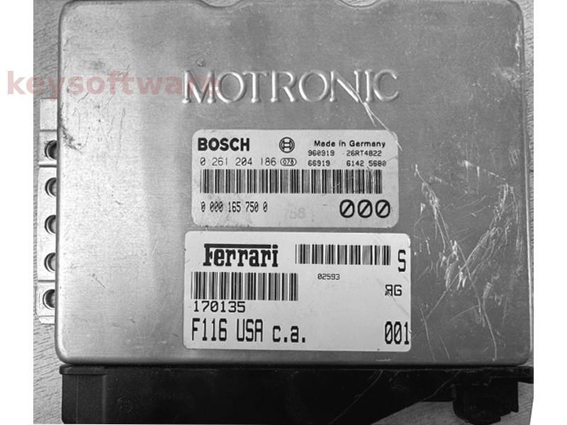 ECU Ferrari 550 Maranello 5.5 165750 0261204186 M5.2