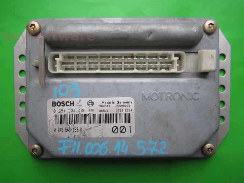 ECU Fiat Bravo 1.4 46543133 0261204406 MA1.7.3