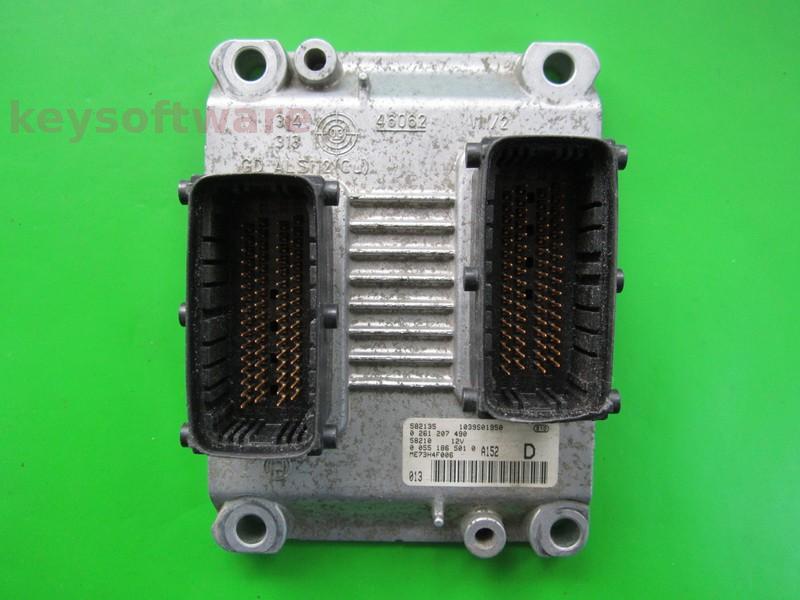 ECU Fiat Albea 1.2 55186501 0261207490 ME7.3H4 +