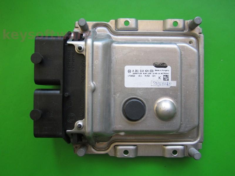 ECU Fiat 500 1.4 55268849 0261S10424 ME17.3.0