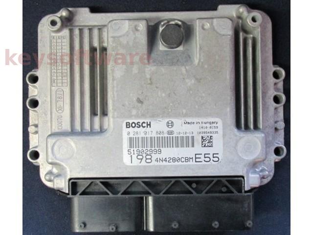 ECU Fiat Bravo 1.6JTD 51902999 0281017808 EDC16C39 {