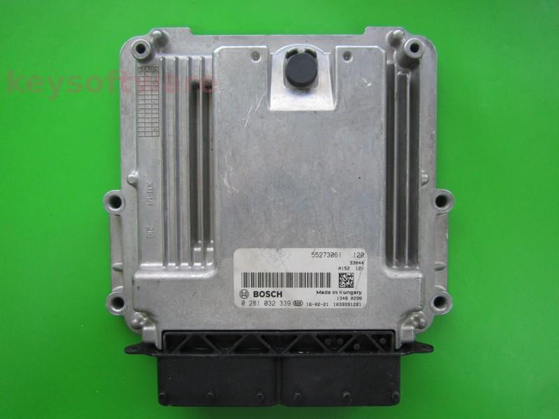 ECU Fiat 500 1.6JTD 55273061 0281032339 EDC17C69