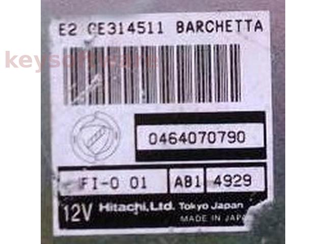 ECU Fiat Barchetta 1.8 46407079 GE314511 MFI 001 {