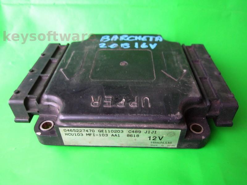 ECU Fiat Barchetta 2.0 46522747 GE110203 MFI-103