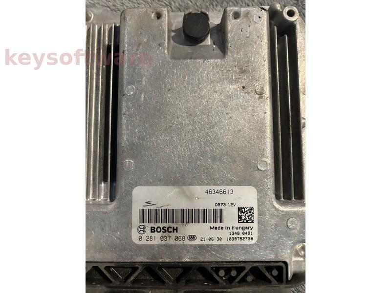 ECU Fiat 500 1.6D 46346613 0281037068 EDC17C69