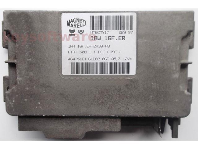 ECU Fiat 500 1.1 46475181 6160206805 IAW 16F.ER {