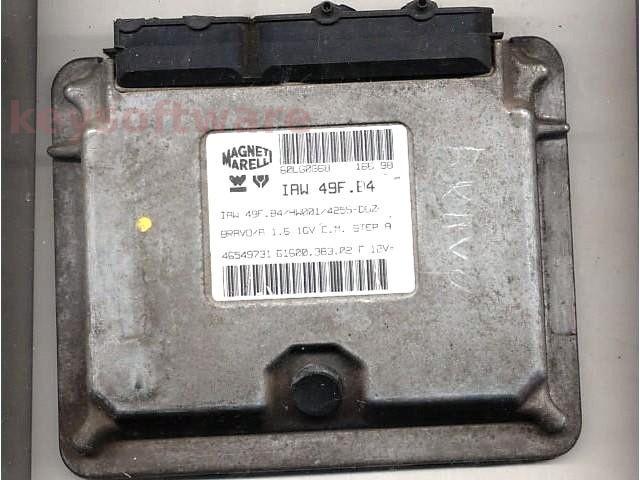 ECU Fiat Bravo 1.6 46549731 6160038902 IAW 49F.B4
