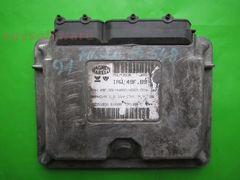 ECU Fiat Bravo 1.6 46551831 6160043800 IAW 49F.B9