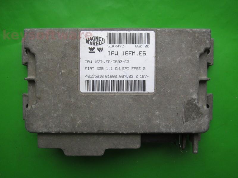 ECU Fiat 600 1.1 46555916 6160209703 IAW 16FM.E6