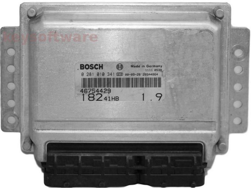 ECU Fiat Bravo 1.9JTD 46754429 0281010341 EDC15C7 {