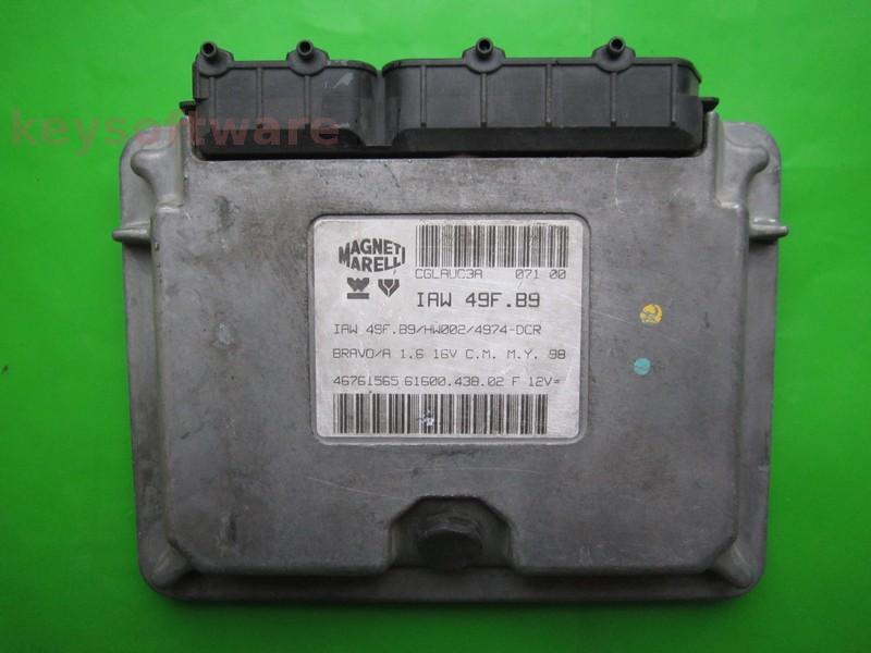 ECU Fiat Bravo 1.6 46761565 6160043802 IAW 49F.B9