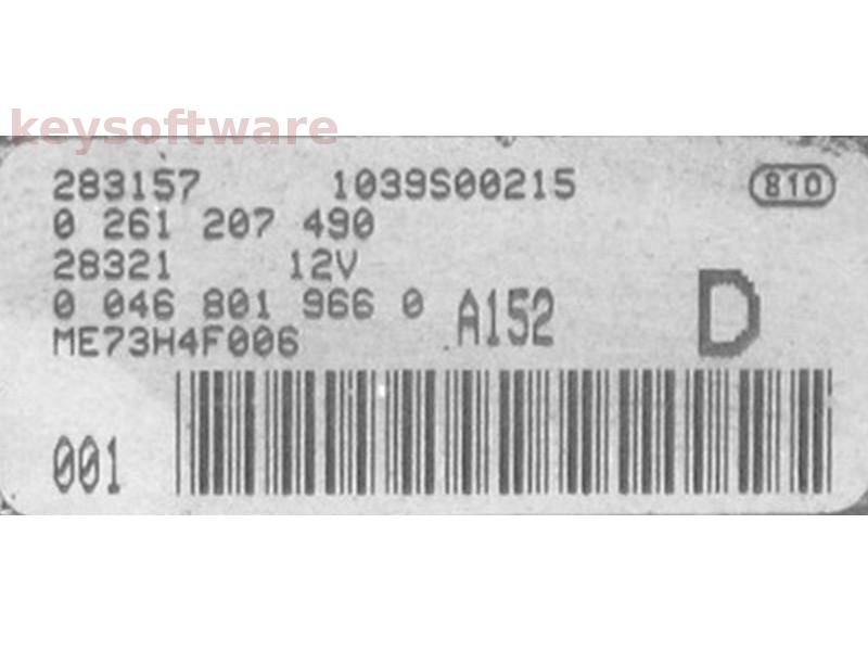 ECU Fiat Albea 1.2 46801966 0261207490 ME7.3H4 {