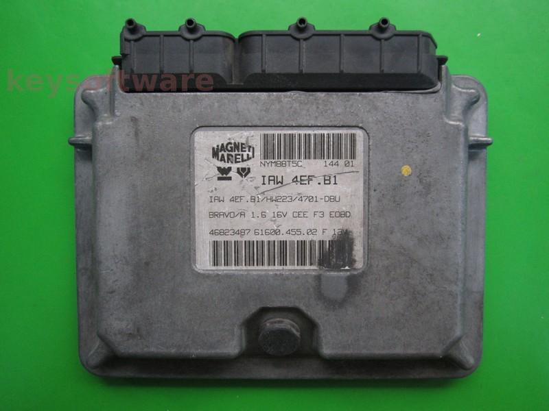 ECU Fiat Bravo 1.6 46823487 6160045502 IAW 4EF.B1