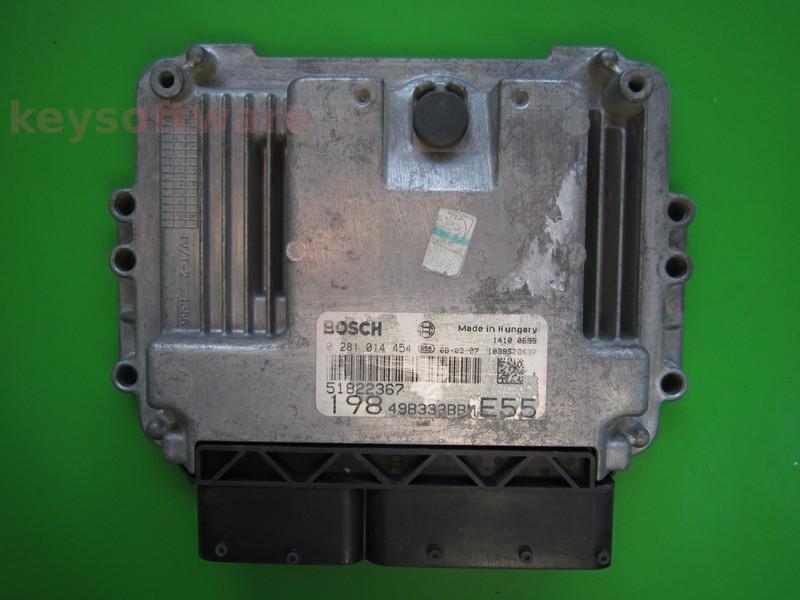 ECU Fiat Bravo 1.6JTD 51822367 0281014454 EDC16C39