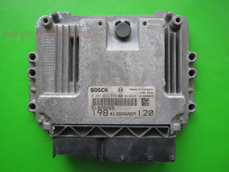 ECU Fiat Bravo 1.9JTD 51828269 0281013579 EDC16C39