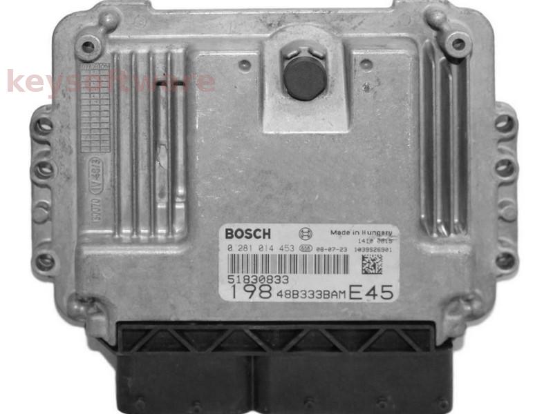 ECU Fiat Bravo 1.6JTD 51830833 0281014453 EDC16C39 {