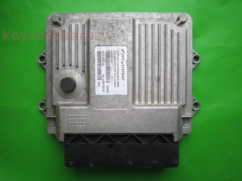 ECU Fiat 500 1.3JTD 51872447 8DF.C2 HW04Q