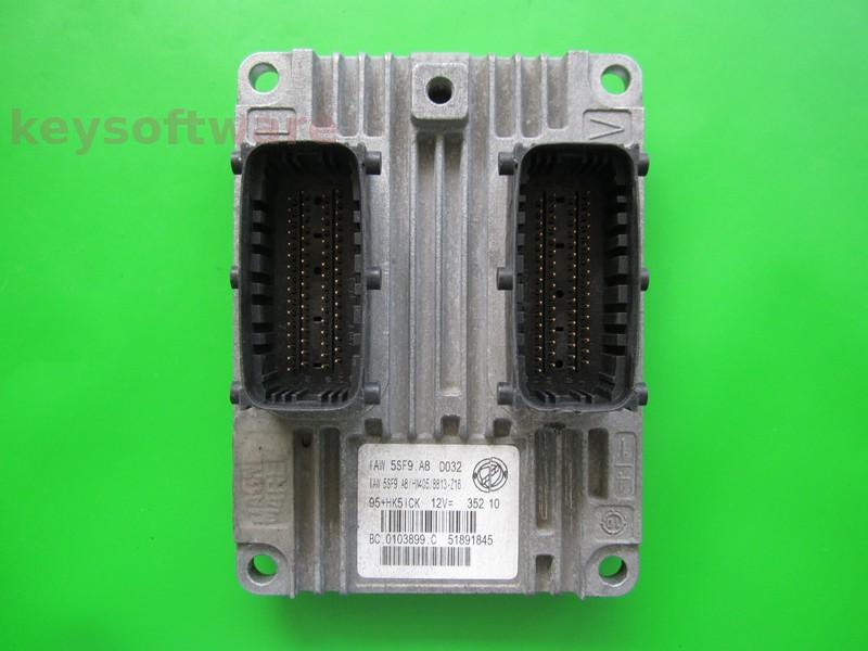 ECU Fiat Punto 1.2 51891845 IAW 5SF9.A8