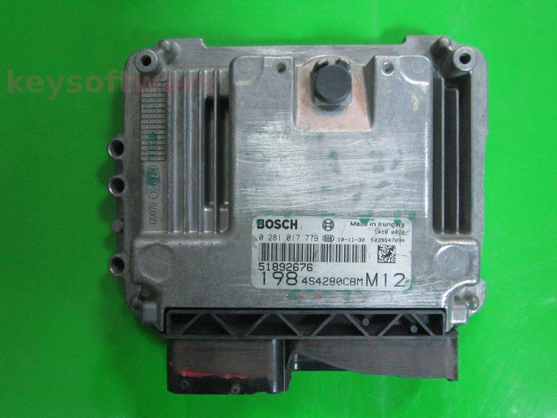 ECU Fiat Bravo 1.6JTD 51892676 0281017779 EDC16C39