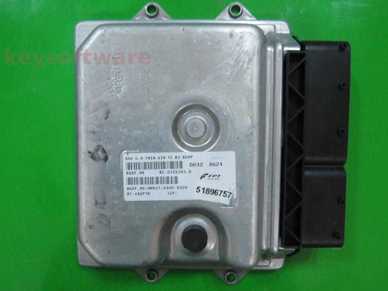 ECU Fiat 500 0.9 51896757 8GSF.H9