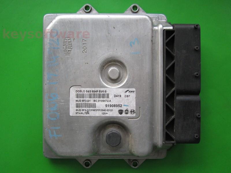 ECU Fiat Doblo 1.3JTD 51908952 8F3.D1 {