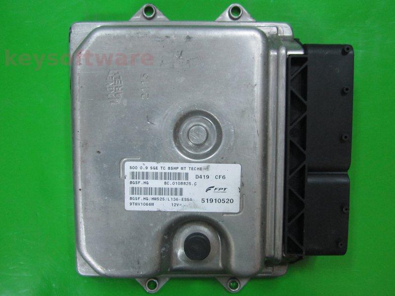 ECU Fiat 500 0.9 51910520 8GSF.HG