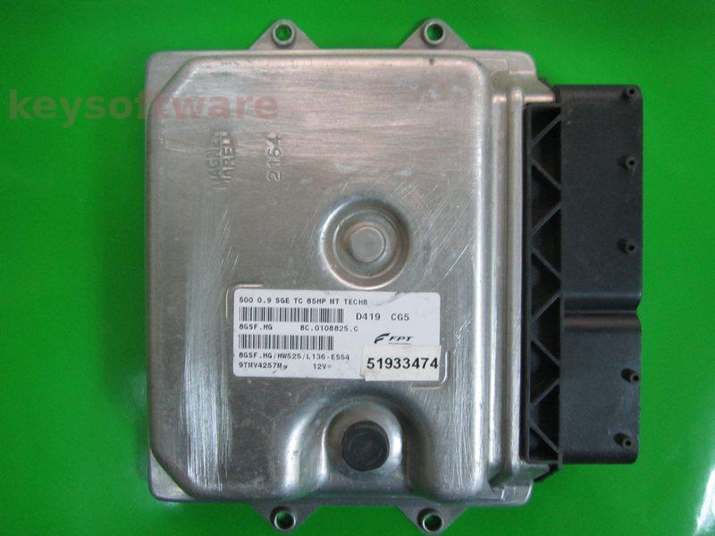 ECU Fiat 500 0.9 51933474 8GSF.HG