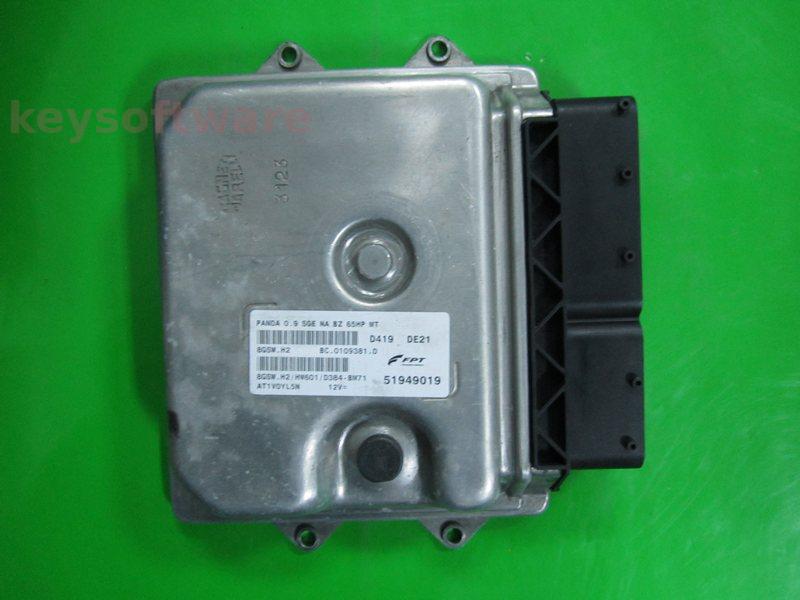 ECU Fiat Panda 0.9 51949019 8GSW.H2