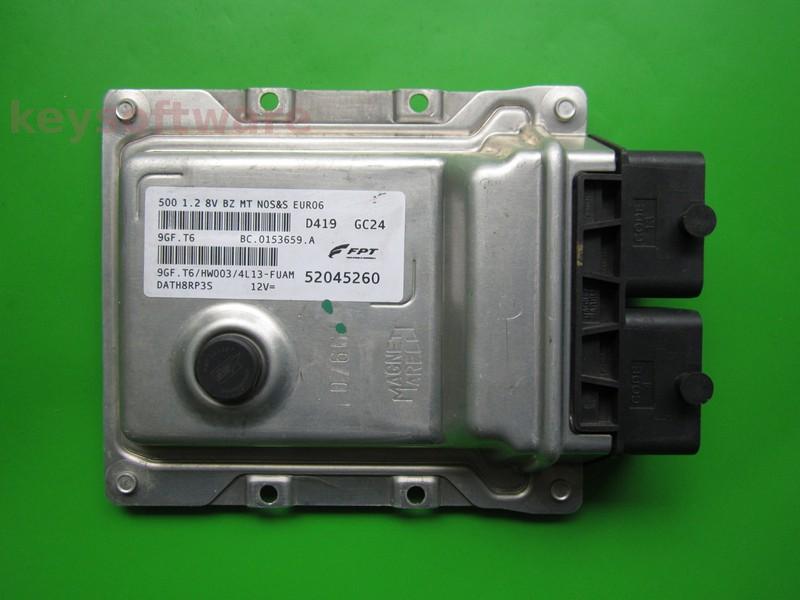 ECU Fiat 500 1.2 52045260 9GF.T6 EURO6 {