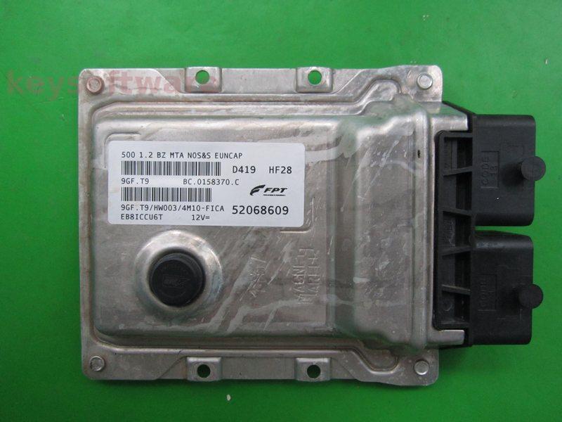 ECU Fiat 500 1.2 52068609 9GF.T9 {