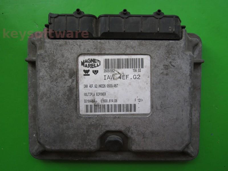 ECU Fiat Multipla 1.6 55184484 6160061406 IAW 4EF.G2