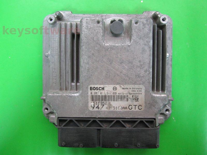 ECU Alfa Romeo 147 1.9JTD 55193522 0281011511 EDC16C8
