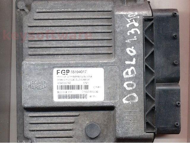 ECU Fiat Doblo 1.3JTD 55194017 7160003300 6JF.D3 {+