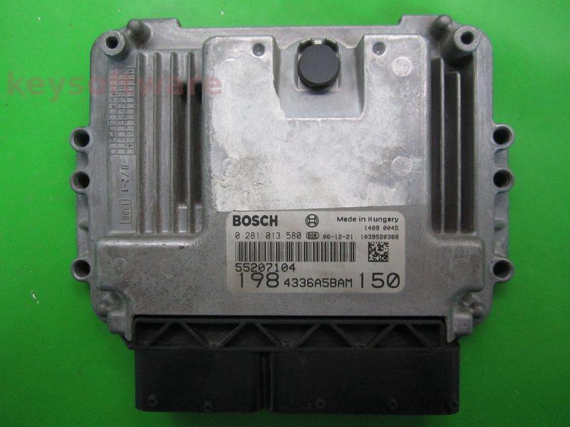 ECU Fiat Bravo 1.9JTD 55207104 0281013580 EDC16C39