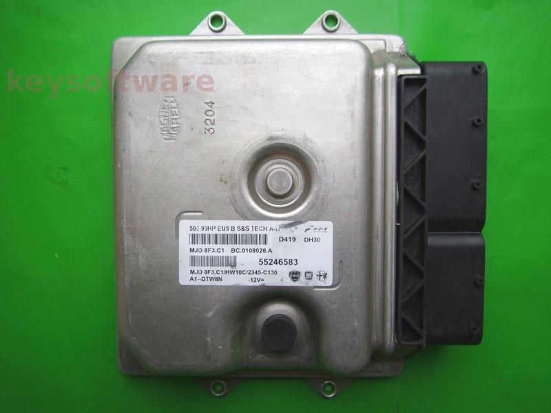 ECU Fiat 500 1.3JTD 55246583 8F3.C1