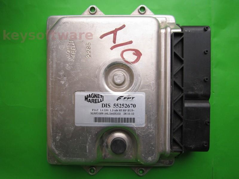 ECU Fiat 500 1.3JTD 55252670 8F3.X1 {