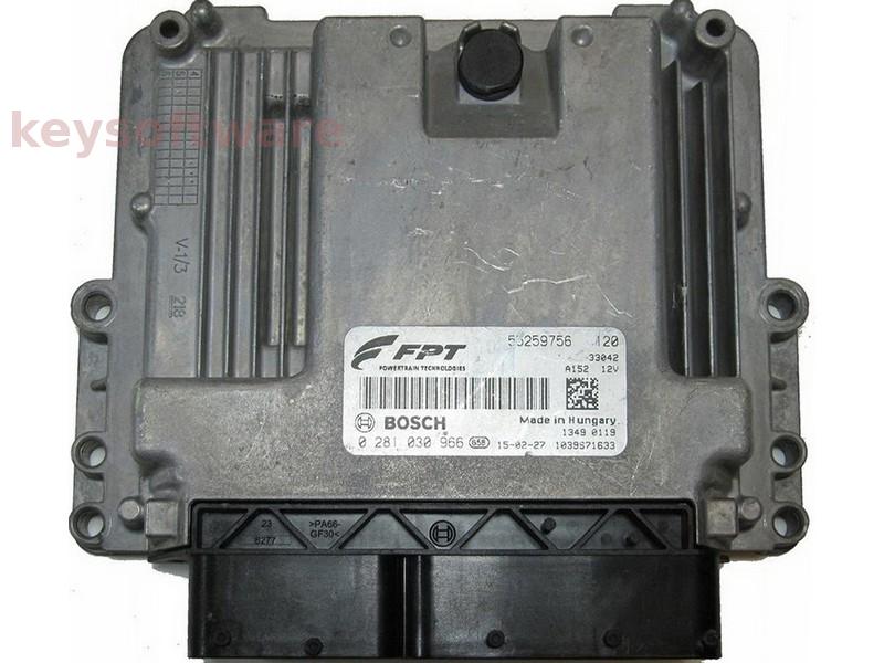 ECU Fiat 500 1.6JTD 55259756 0281030966 EDC17C49