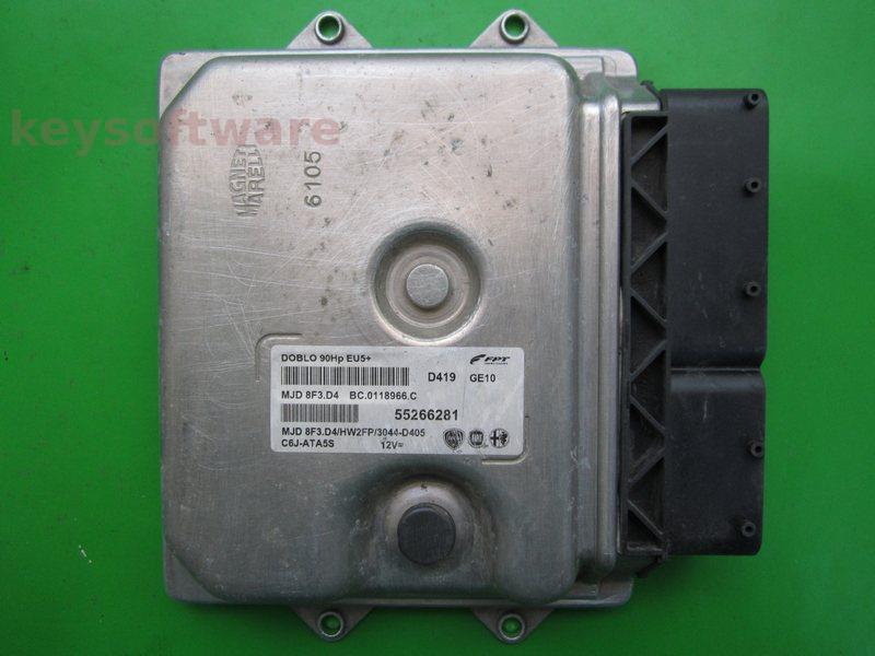 ECU Fiat Doblo 1.3JTD 55266281 8F3.D4