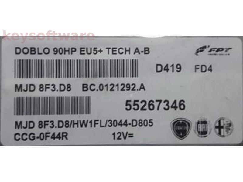 ECU Fiat Doblo 1.3JTD 55267346 8F3.D8