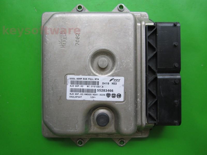 ECU Fiat 500 1.3JTD 55283466 9DF.X2 }