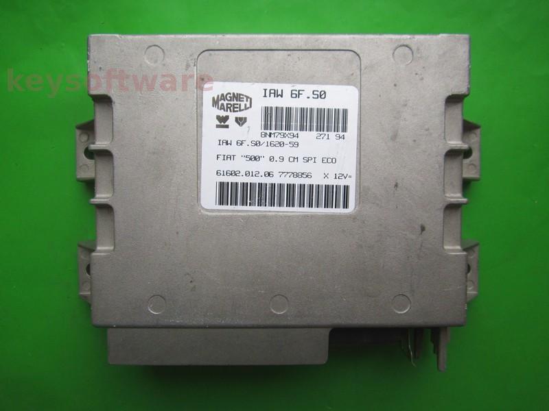 ECU Fiat 500 1.1 7778856 6160201206 IAW 6F.S0