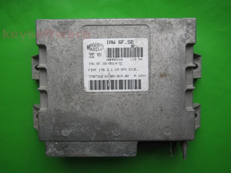 ECU Fiat Punto 1.1 7787316 IAW 6F.SB