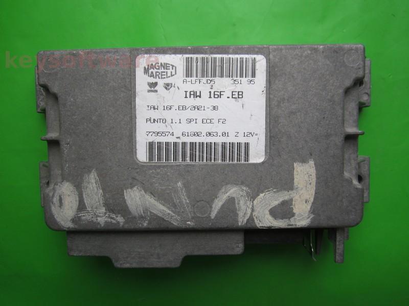 ECU Fiat Punto 1.1 7795574 IAW 16F.EB