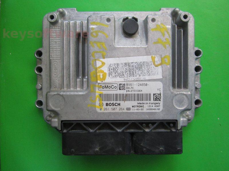 ECU Ford Focus 1.6 BV61-12A650-YC 0261S07264 MED17.0