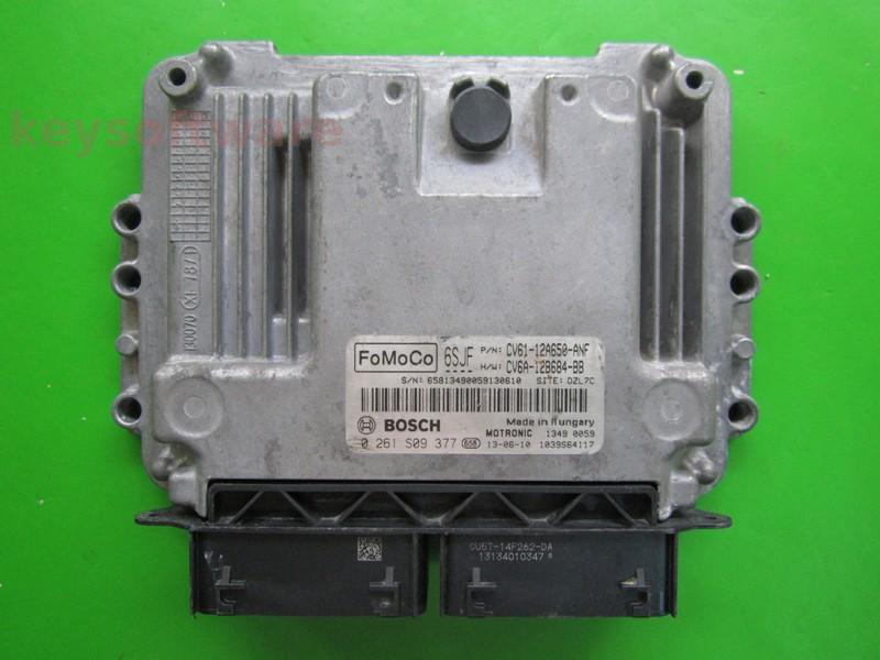 ECU Ford Focus 1.0 CV61-12A650-ANF 0261S09377 MED17.0.1