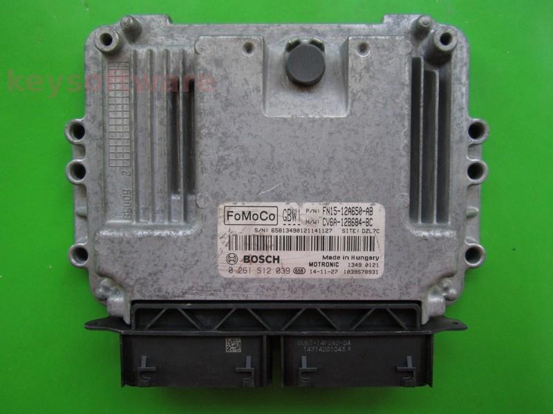 ECU Ford EcoSport 1.0 FN15-12A650-AB 0261S12039 MED17.0.1