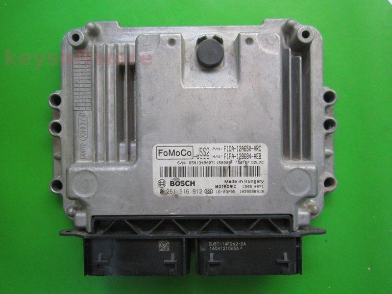 ECU Ford Fiesta 1.0 F1DA-12A650-ARC 0261S16912 MED17.0.1
