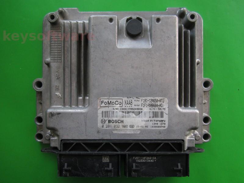 ECU Ford Fiesta 1.5TDCI F1B1-12A650-ATJ 0281032909 EDC17C70 {