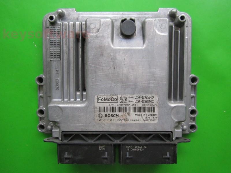 ECU Ford Focus 1.5TDCI JX7A-12A650-ZA 0281036222 MD1CS005